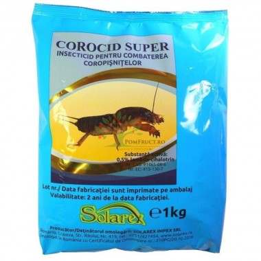 Insecticid Corocid Super pentru Combaterea Coropisnitelor in Culturile de Tomate 1 kg
