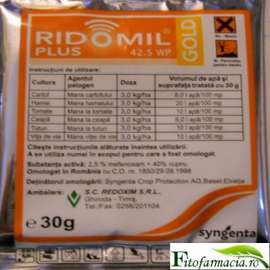 Ridomil GoldPlus 42,5WP 300 g