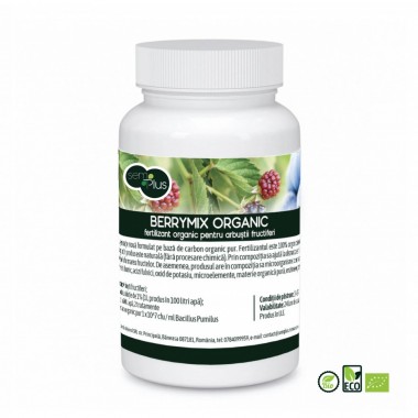 Fertilizant organic pentru arbustii fructiferi, BerryMix Organic 250 ml