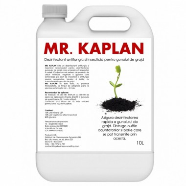 Dezinfectant antifungic si insecticid pentru gunoiul de grajd, Mr Kaplan, 10 litri