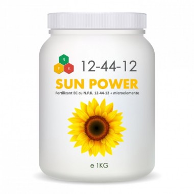 Ingrasamant special pentru floarea soarelui, Sun Power, tip NPK 12-44-12+ME, 1 Kg
