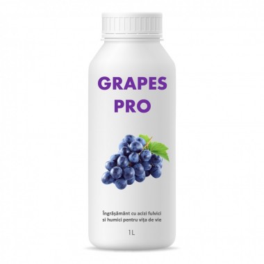 Ingrasamant lichid cu humat de potasiu pentru vita de vie, Grapes Pro, 1 litru