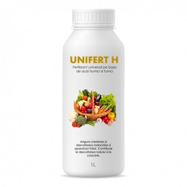 Fertilizant universal pentru toate tipurile de culturi vegetale Unifert H, 1 litru