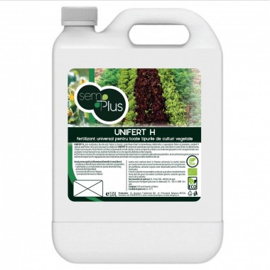 Fertilizant universal pentru toate tipurile de culturi vegetale Unifert H, 10 litri
